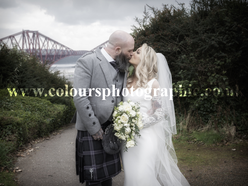 Wedding Photographer from Fife Captures Couple Getting Married at Double Tree Hilton Queensferry Crossing Edinburgh KY11 1HP Photo by Colours Photographic Studio
