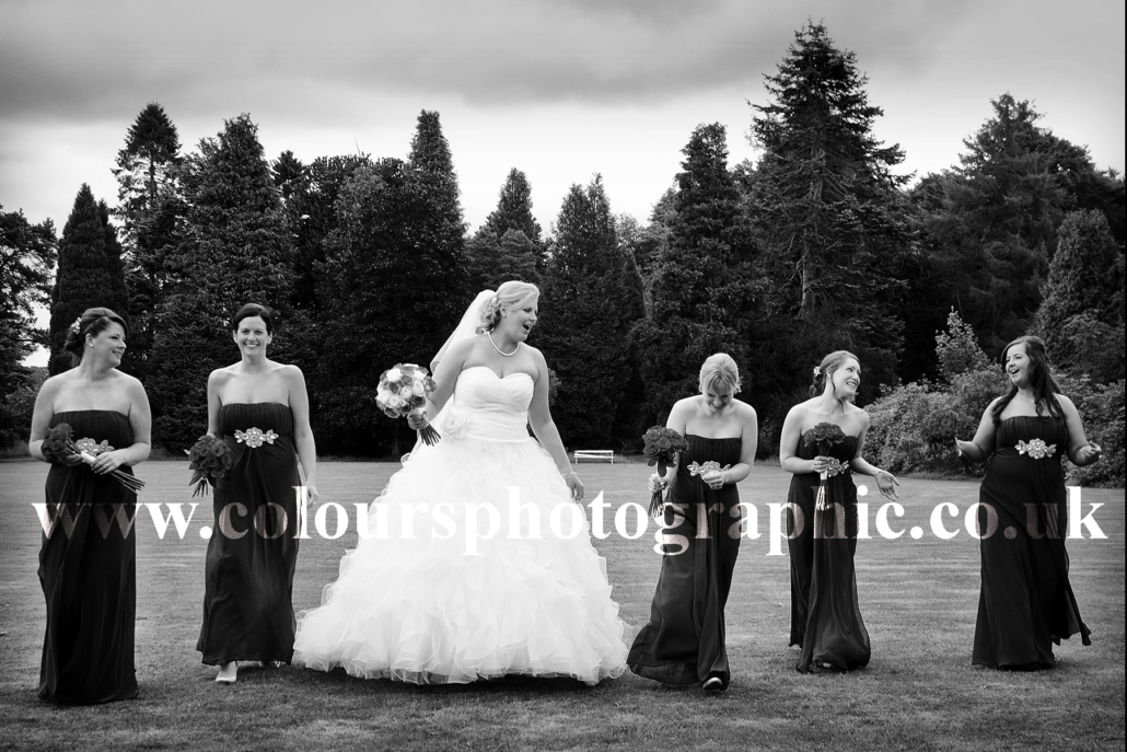 Auchterarder Wedding Photographer from Perth and Kinross, Scotland Captures Bridal Party at Gleneagles Hotel Photo by Colours Photographic Studio